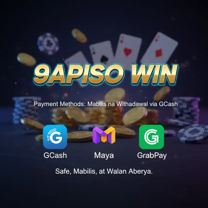 9apiso win GCash Payment Methods Banner
