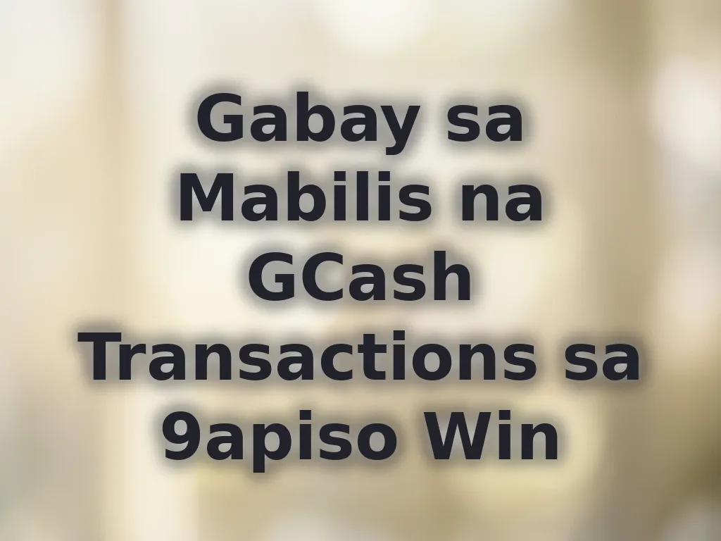 GCash payment tips